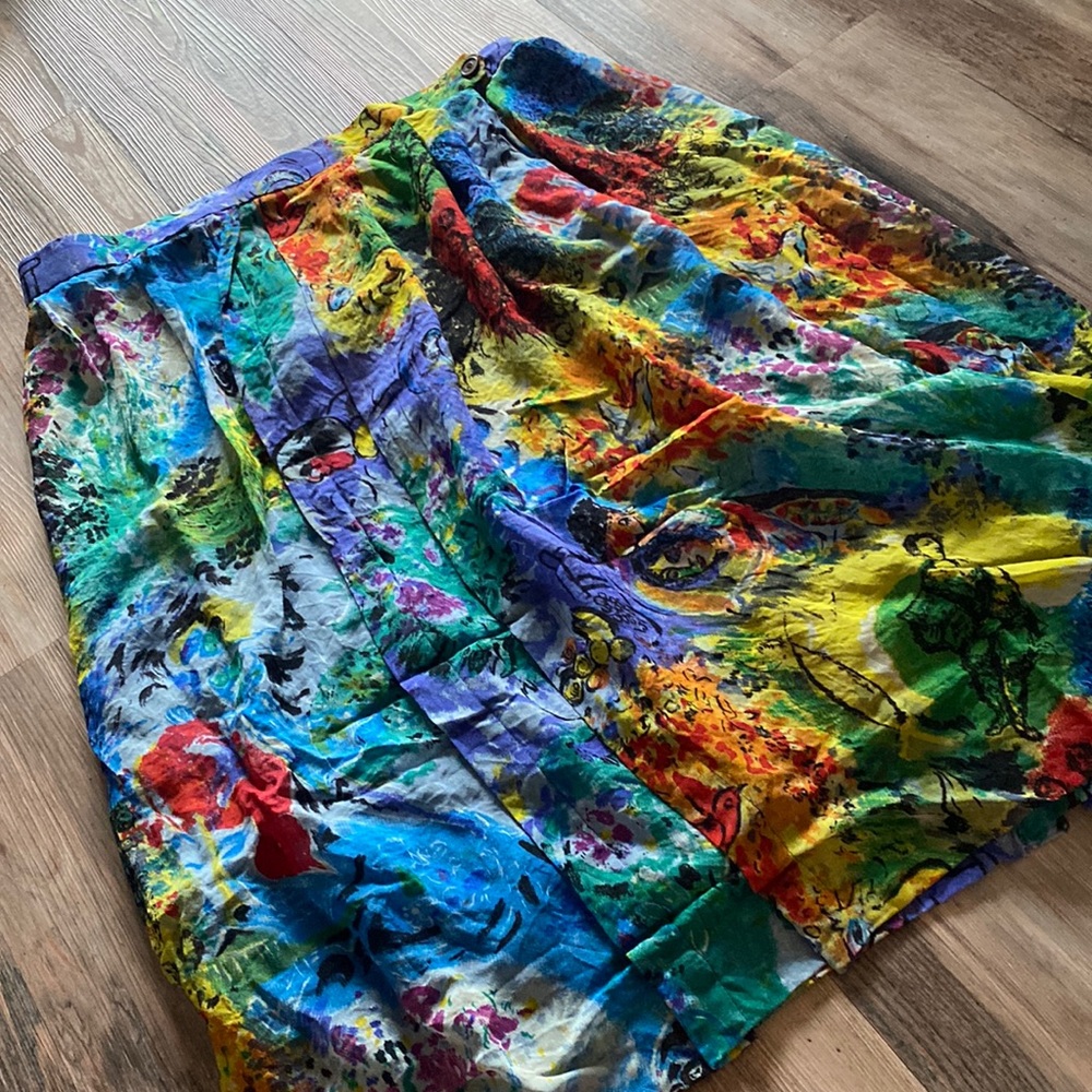 Vintage Geiger Midi Length Skirt